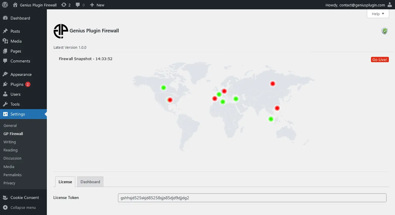 Wordpress website security firewall